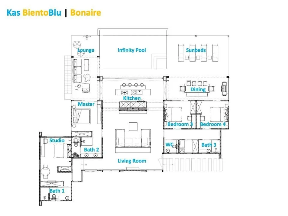 Kas Bientoblu Villa Kralendijk